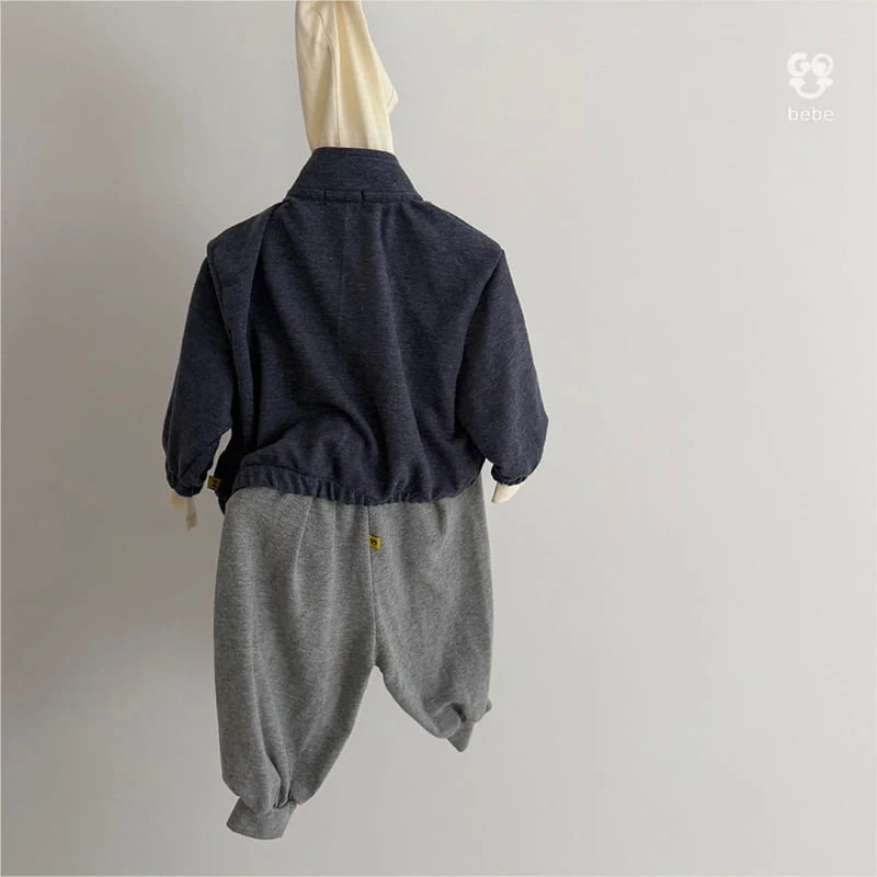 go;u - Korean Baby Fashion - #babyoutfit - Bebe Poppi Zip-up - 9