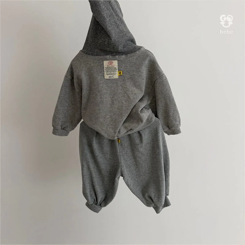 go;u - Korean Baby Fashion - #babyoutfit - Bebe Triangle Hoodie - 6