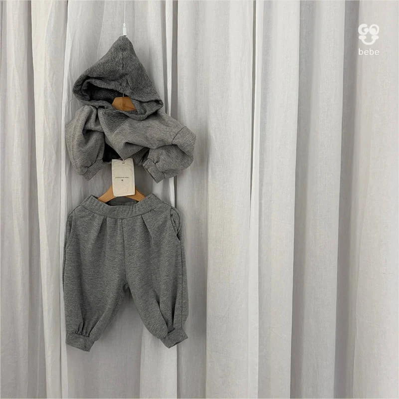 go;u - Korean Baby Fashion - #babyoutfit - Bebe Triangle Hoodie - 7