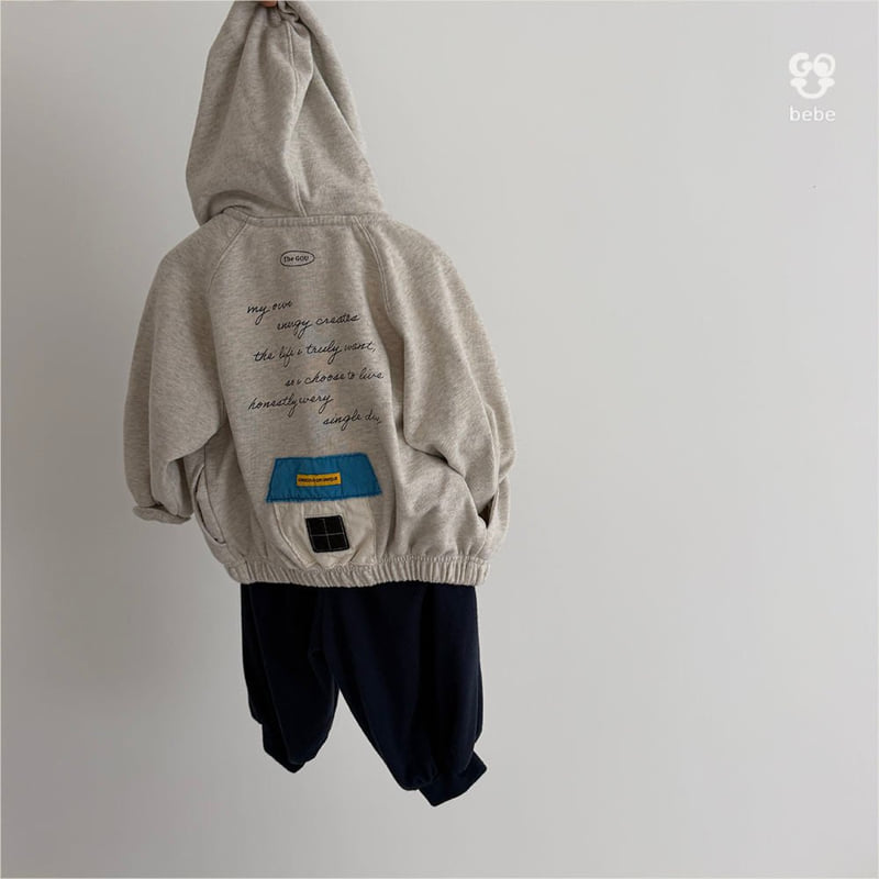 go;u - Korean Baby Fashion - #babyoutfit - Bebe Sun Moon Zip-up - 6