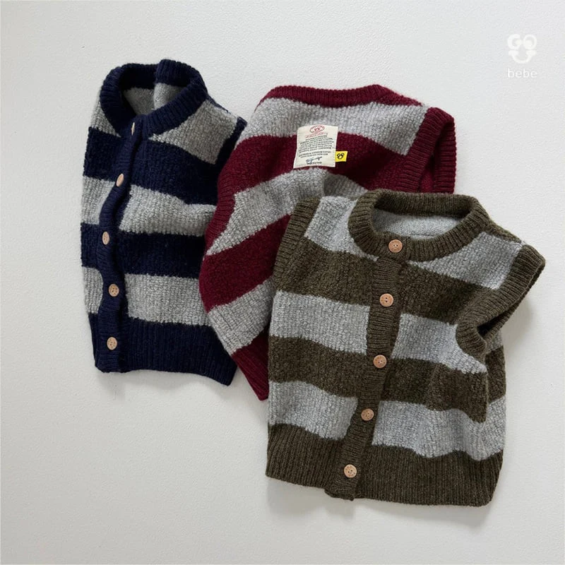go;u - Korean Baby Fashion - #babyoutfit - Bebe Ondo Vest