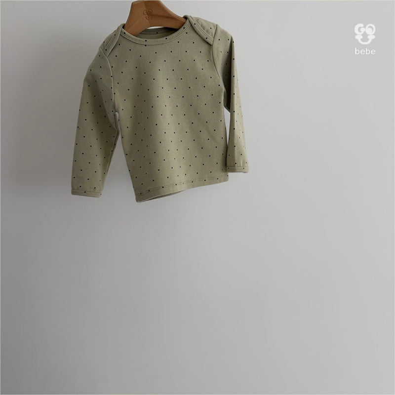 go;u - Korean Baby Fashion - #babyoutfit - Bebe Small Beans Tee - 11