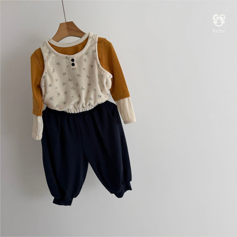 go;u - Korean Baby Fashion - #babyoutfit - Bebe Dot Mango Sleeveless - 8