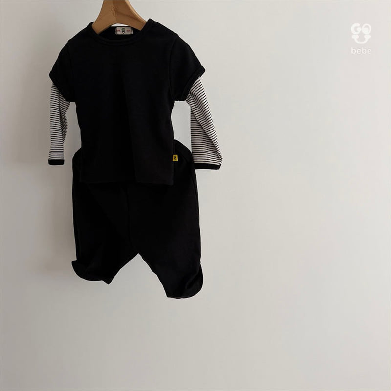 go;u - Korean Baby Fashion - #babyoutfit - B Two-Piece Tee  - 11