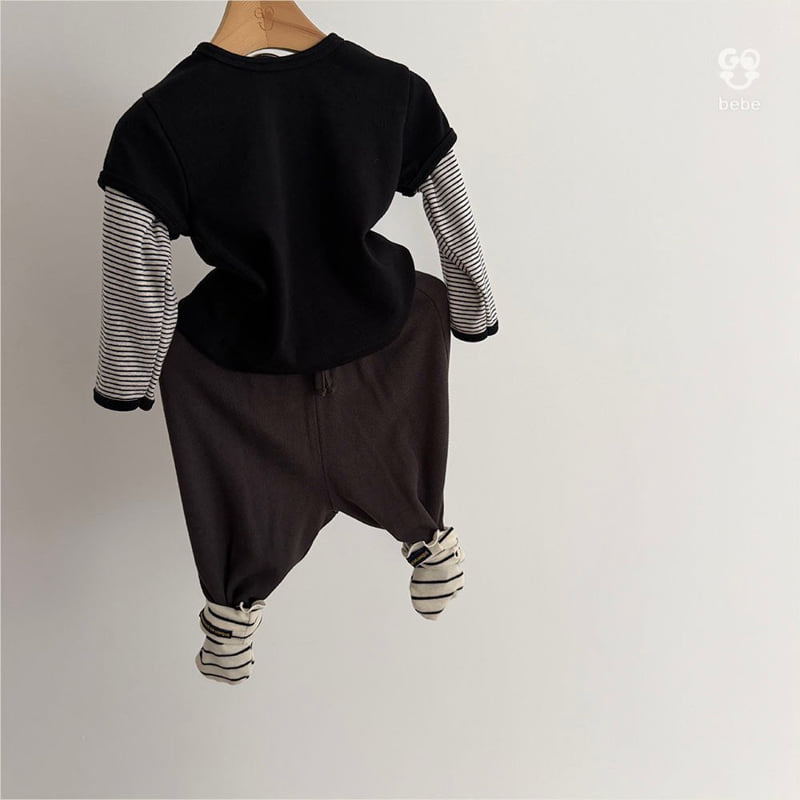 go;u - Korean Baby Fashion - #babyoutfit - B Strapped Pants - 6