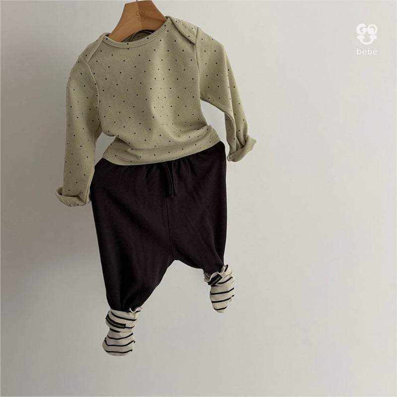 go;u - Korean Baby Fashion - #babyoutfit - B Little Bean Tee - 11