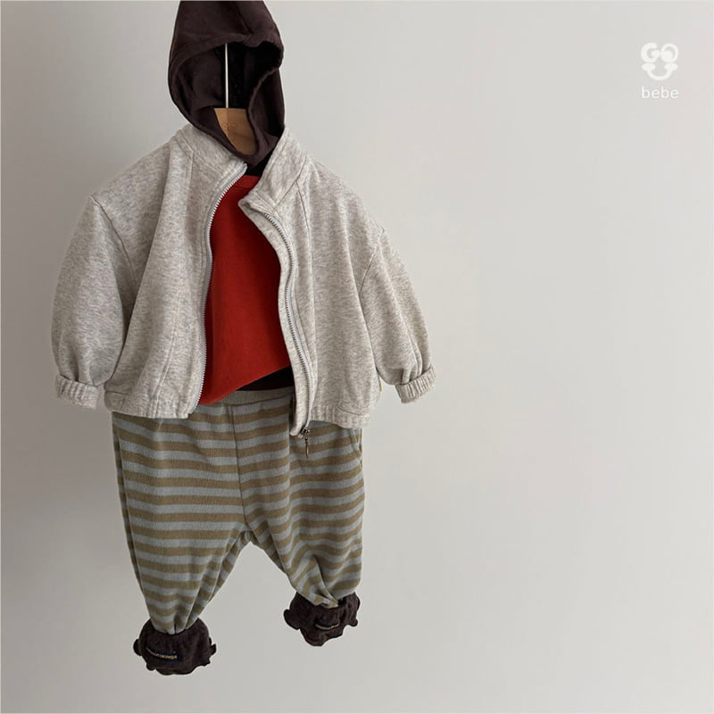 go;u - Korean Baby Fashion - #babyoutfit - B Ppoppy Zip-Up - 7