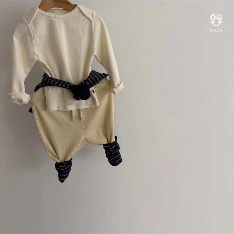 go;u - Korean Baby Fashion - #babyoutfit - Bebe String Pants - 4