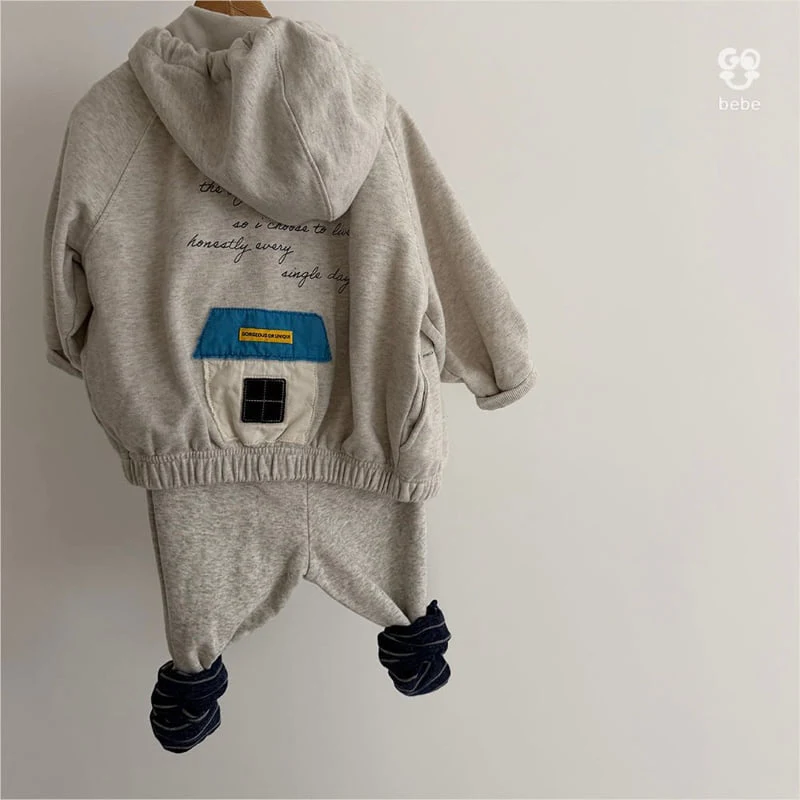 go;u - Korean Baby Fashion - #onlinebabyboutique - Bebe Sun Moon Zip-up - 8