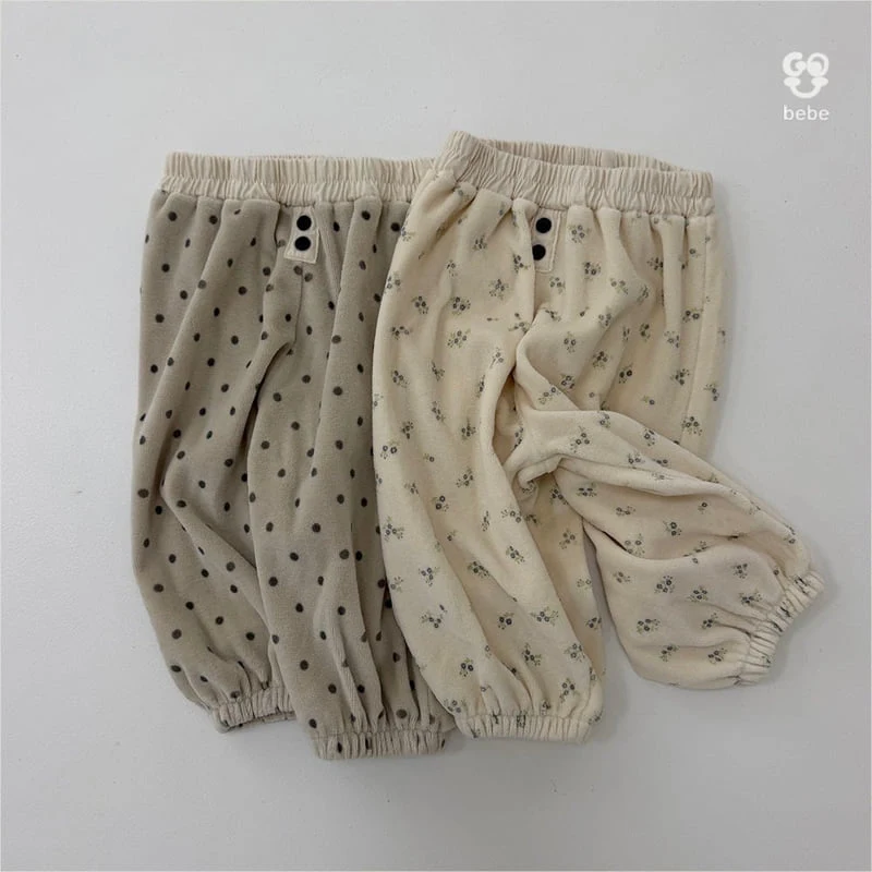 go;u - Korean Baby Fashion - #onlinebabyboutique - Bebe Dot Damdam Pants