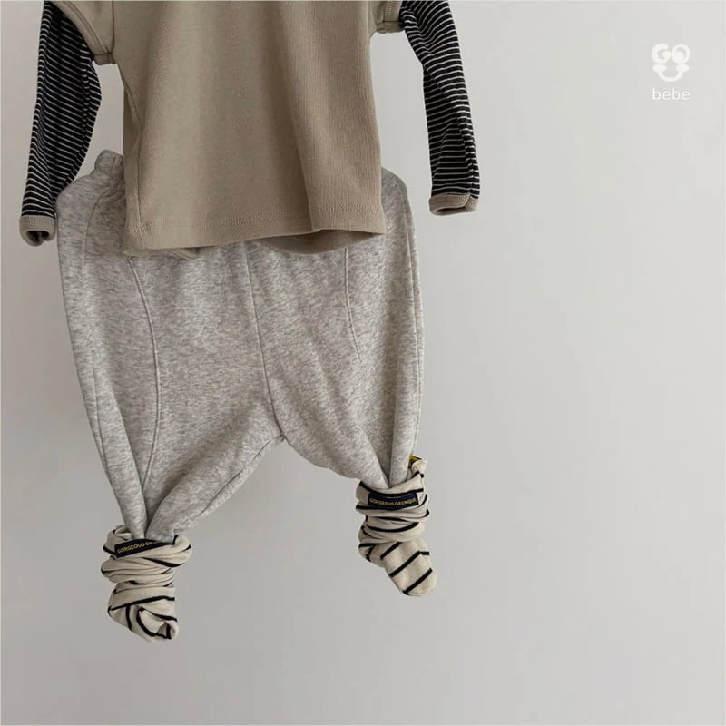 go;u - Korean Baby Fashion - #onlinebabyboutique - Bebe Roud Pants - 9