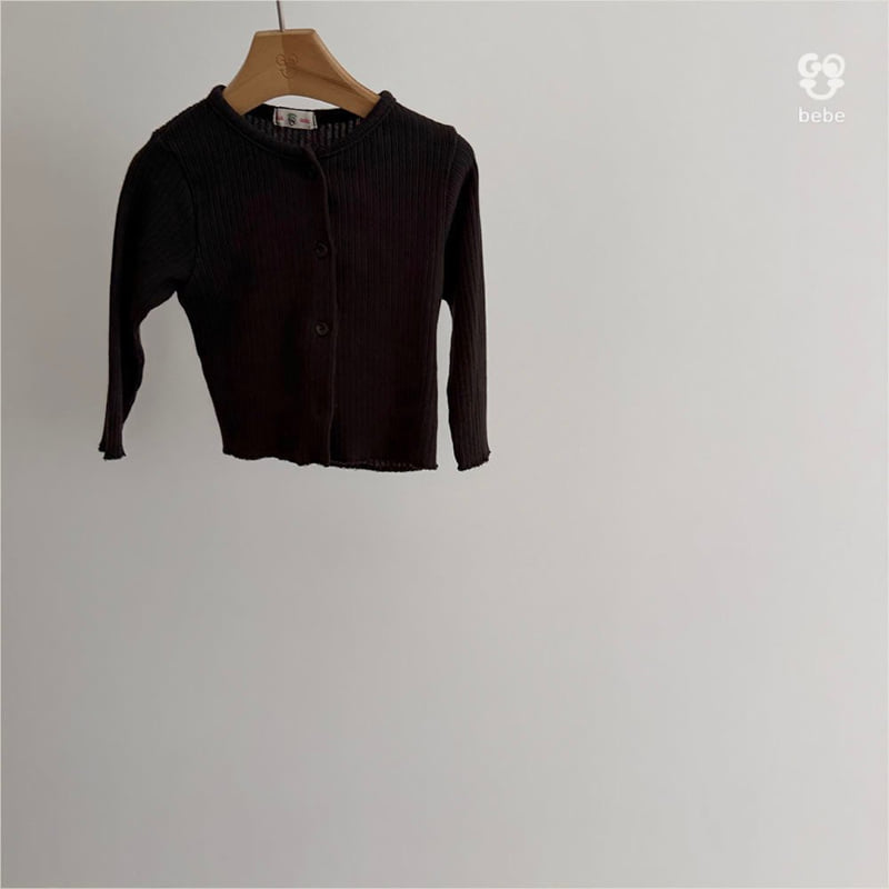 go;u - Korean Baby Fashion - #onlinebabyshop - Bebe Always Cardigan - 3
