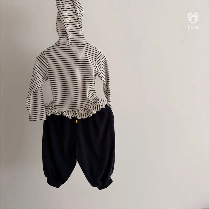 go;u - Korean Baby Fashion - #onlinebabyshop - Bebe Soft Hood Turtleneck Tee - 12