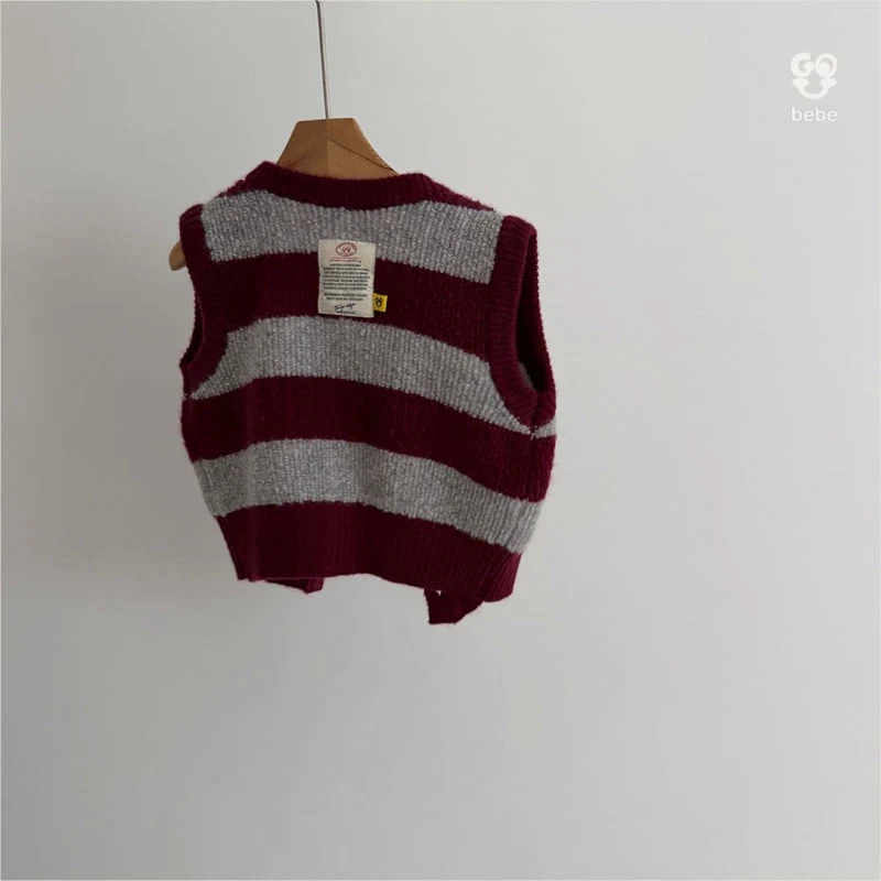 go;u - Korean Baby Fashion - #onlinebabyshop - Bebe Ondo Vest - 5