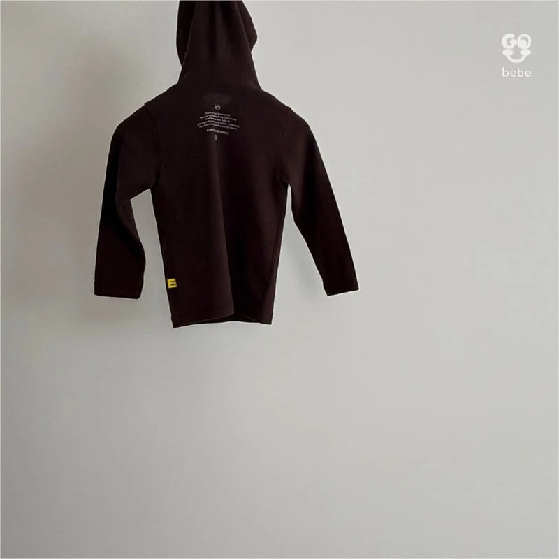 go;u - Korean Baby Fashion - #onlinebabyboutique - Bebe Perfect Hood Turtleneck Tee - 4