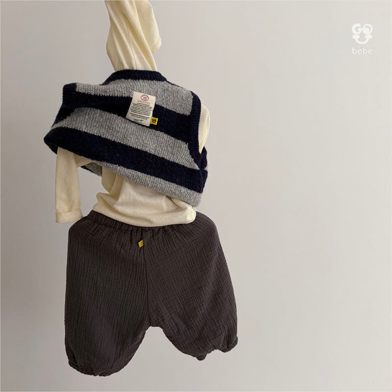 go;u - Korean Baby Fashion - #onlinebabyshop - B Thermal Vest - 6