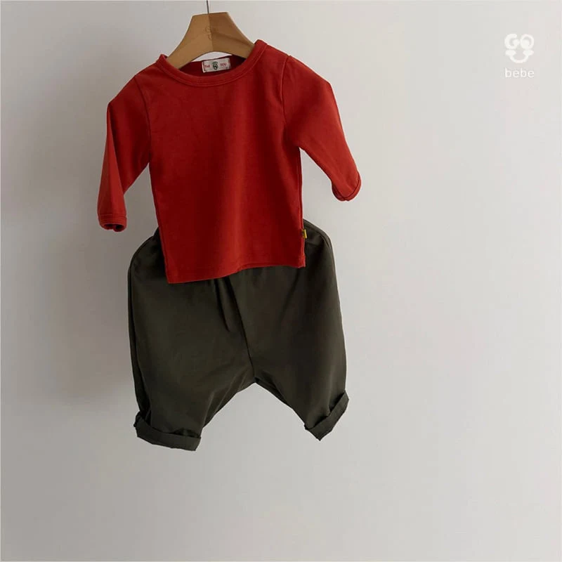 go;u - Korean Baby Fashion - #smilingbaby - Bebe Seven Sleeve Tee - 12