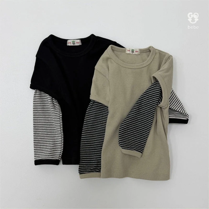go;u - Korean Baby Fashion - #smilingbaby - B Two-Piece Tee 