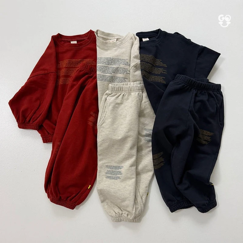 go;u - Korean Children Fashion - #Kfashion4kids - Nana Top Shorts Set