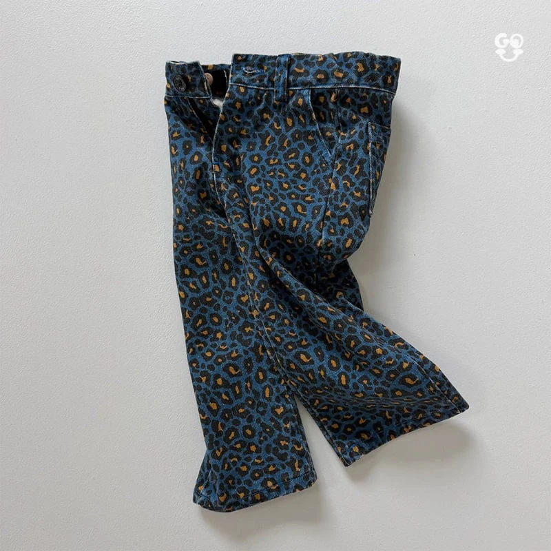 go;u - Korean Children Fashion - #Kfashion4kids - Cool Leopard Pants