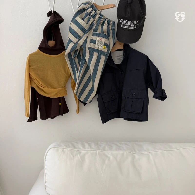 go;u - Korean Children Fashion - #childofig - Cool Stripe Pants - 10
