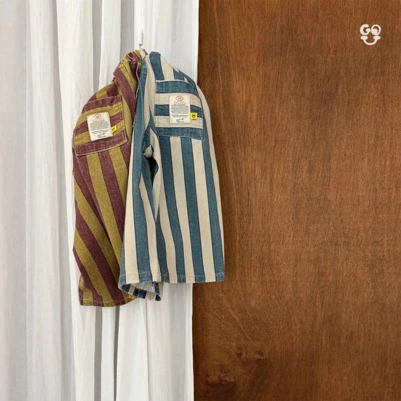 go;u - Korean Children Fashion - #childofig - Cool Stripe Pants - 11