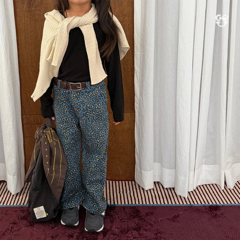 go;u - Korean Children Fashion - #childofig - Cool Leopard Pants - 6