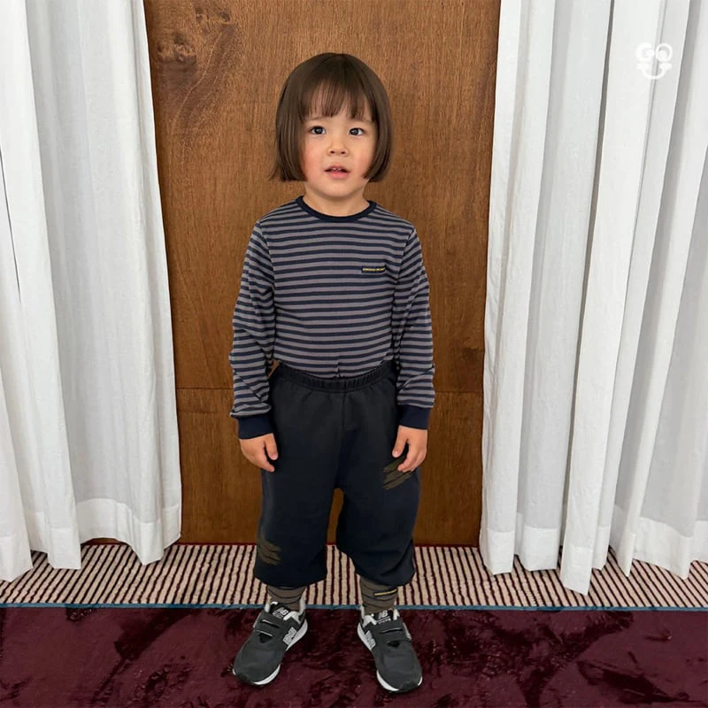 go;u - Korean Children Fashion - #childofig - Striped Tee - 10