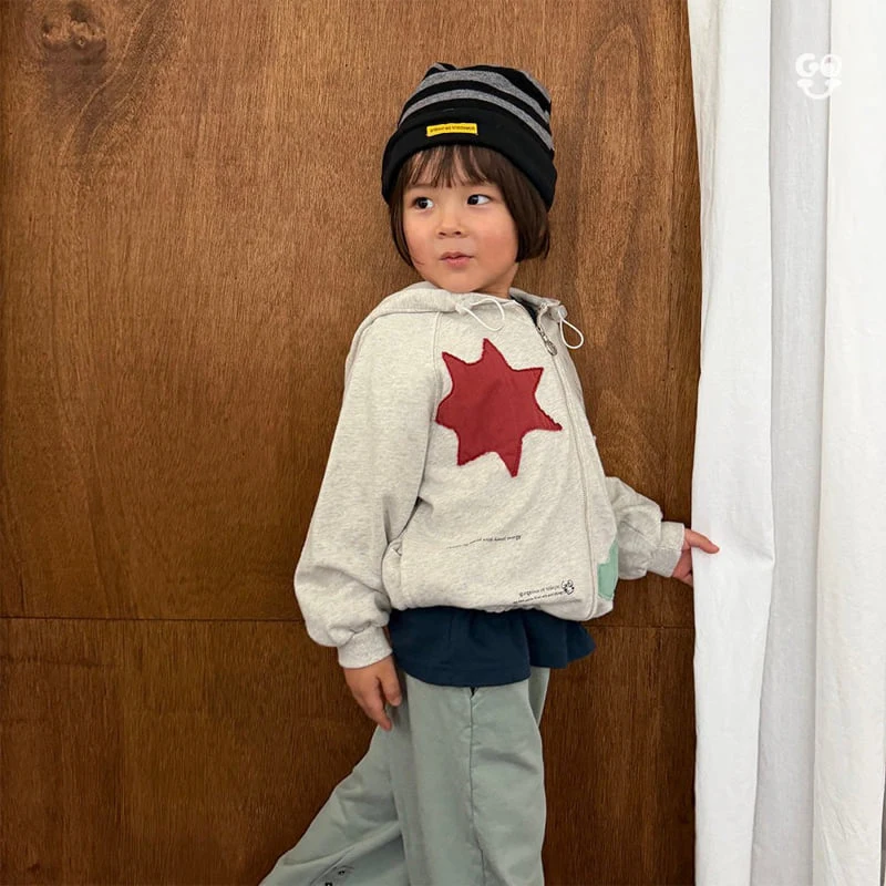 go;u - Korean Children Fashion - #childofig - Sun Moon Zip-Up - 7