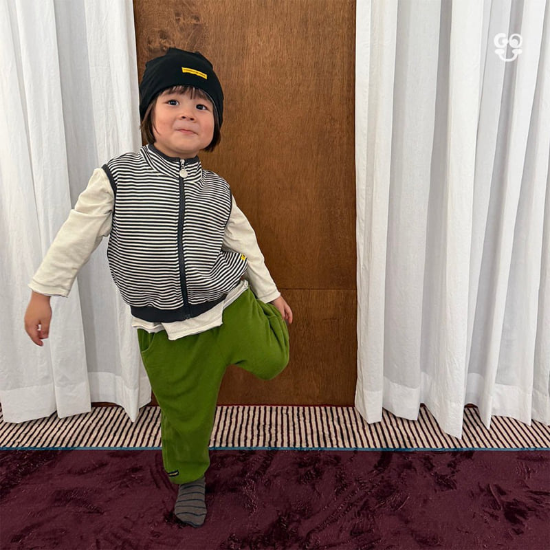 go;u - Korean Children Fashion - #childofig - Stripe Play Vest - 6