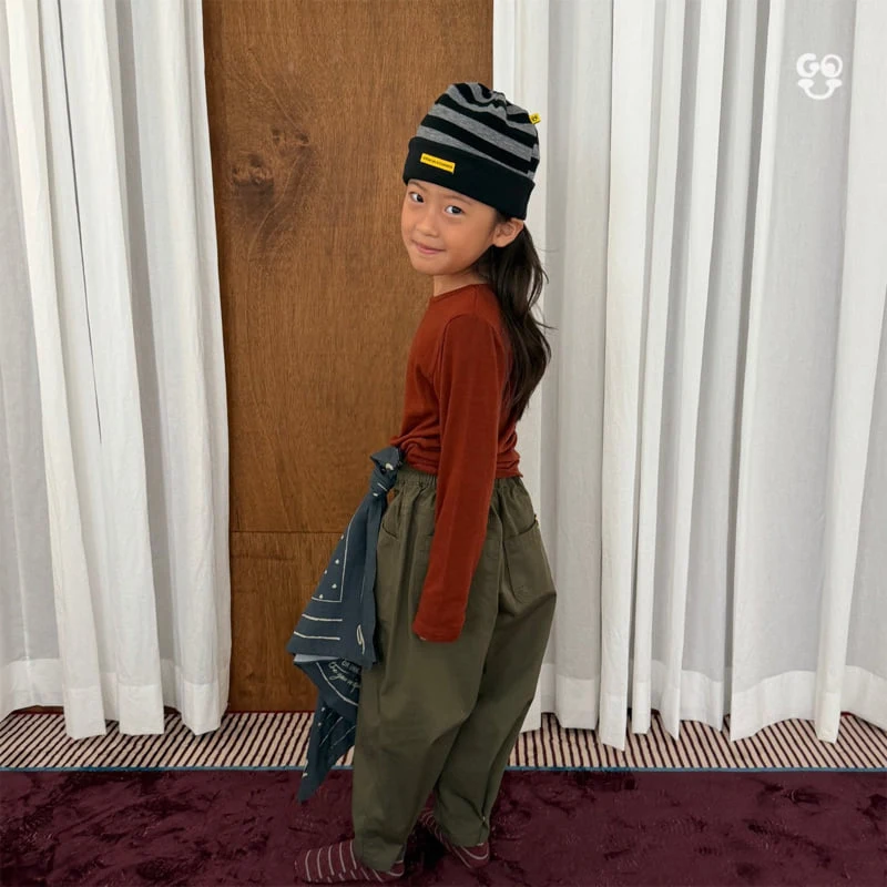 go;u - Korean Children Fashion - #childofig - Snap Button Pants - 10