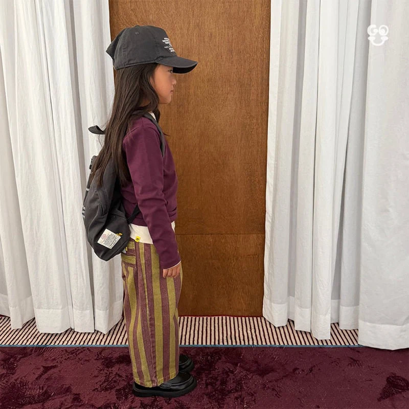 go;u - Korean Children Fashion - #childrensboutique - Cool Stripe Pants - 12