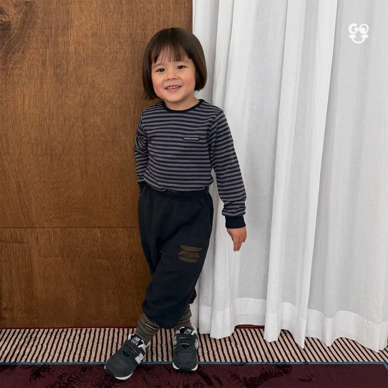 go;u - Korean Children Fashion - #childrensboutique - Striped Tee - 12