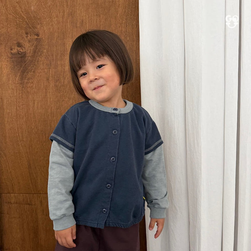 go;u - Korean Children Fashion - #childrensboutique - Two-Piece Cardigan - 6