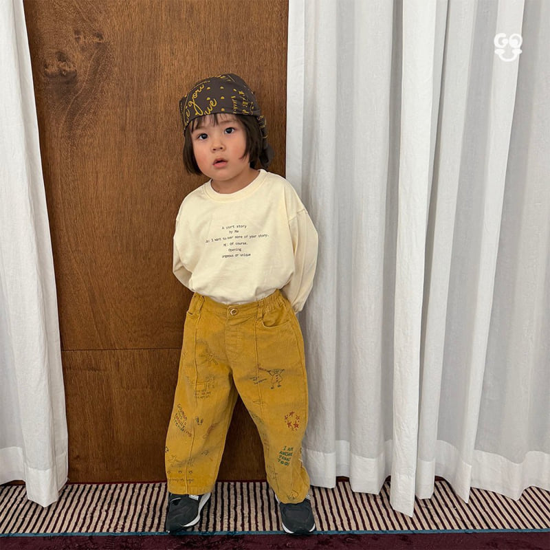 go;u - Korean Children Fashion - #childrensboutique - Picture Diary Pants - 8