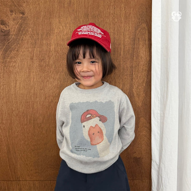 go;u - Korean Children Fashion - #designkidswear - Duck Knit Sweatshirts - 3