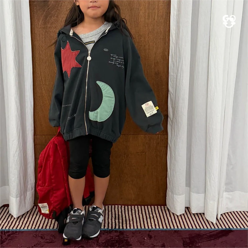 go;u - Korean Children Fashion - #designkidswear - Sun Moon Zip-up - 6