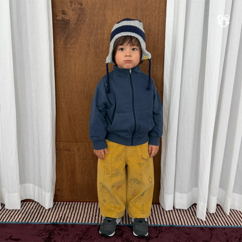 go;u - Korean Children Fashion - #designkidswear - Paint Diary Pants - 12