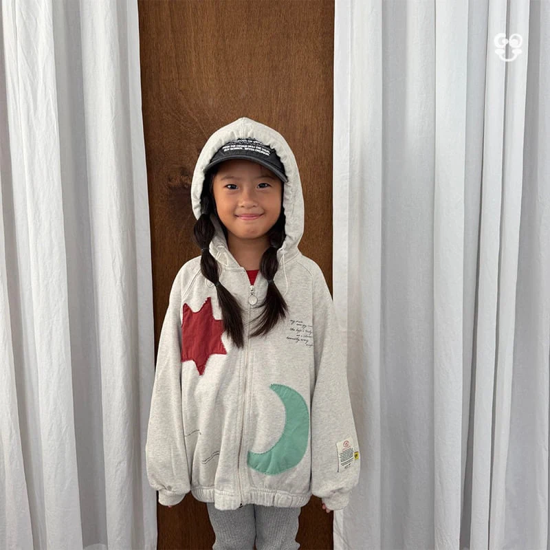 go;u - Korean Children Fashion - #designkidswear - Sun Moon Zip-Up - 9