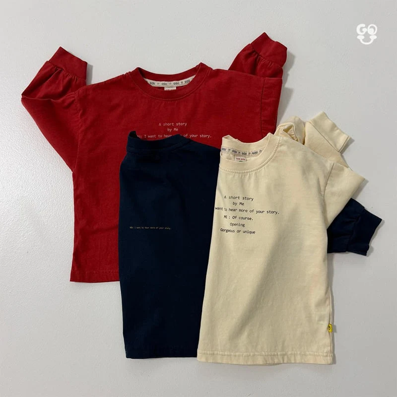 go;u - Korean Children Fashion - #discoveringself - Story Tee