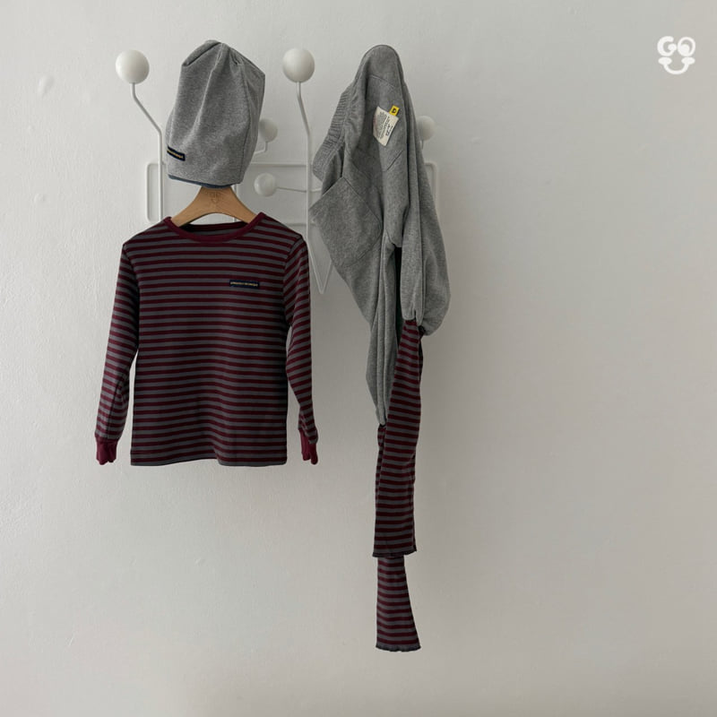 go;u - Korean Children Fashion - #discoveringself - Stripe Tee - 11