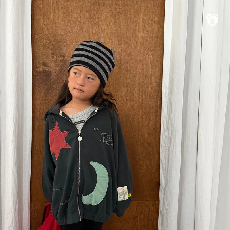 go;u - Korean Children Fashion - #discoveringself - Sun Moon Zip-up - 7