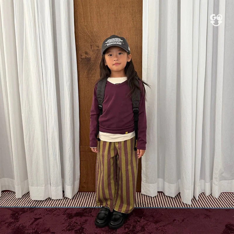go;u - Korean Children Fashion - #discoveringself - Cool Stripe Pants - 3