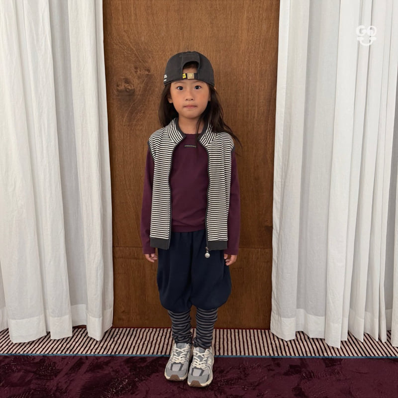 go;u - Korean Children Fashion - #discoveringself - Stripe Play Vest - 9