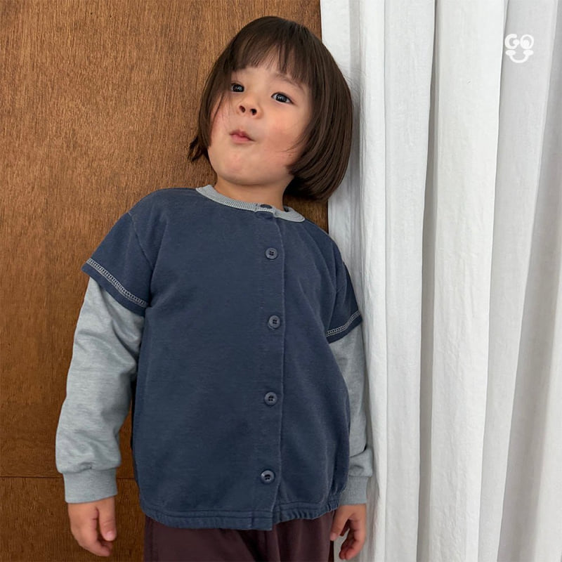 go;u - Korean Children Fashion - #discoveringself - Two-Piece Cardigan - 8