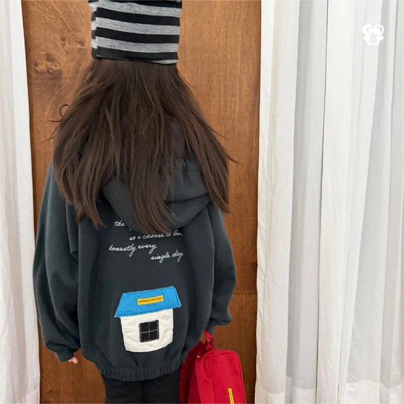 go;u - Korean Children Fashion - #fashionkids - Sun Moon Zip-up - 8