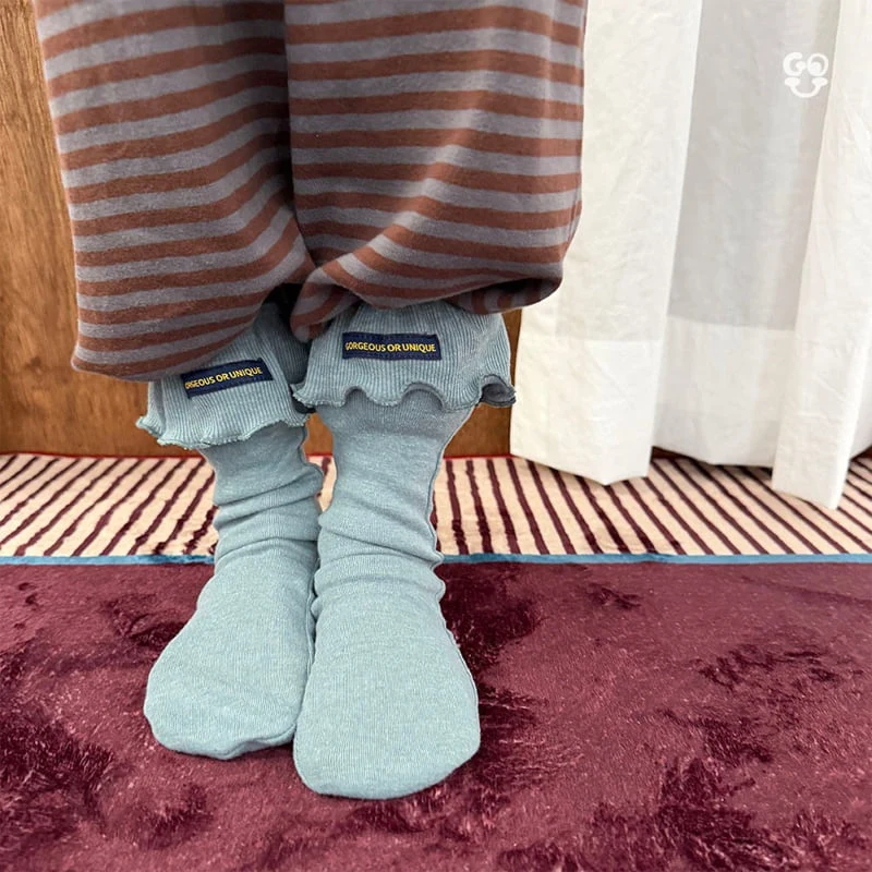 go;u - Korean Children Fashion - #kidsshorts - Fluttering Knee Socks - 10