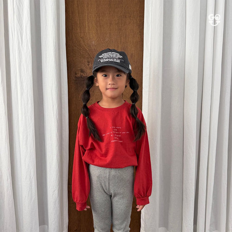 go;u - Korean Children Fashion - #kidsshorts - Story Tee - 6