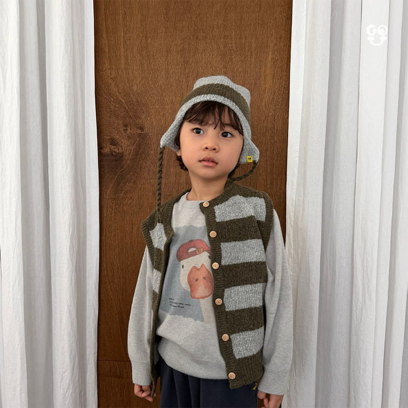 go;u - Korean Children Fashion - #kidsstore - Duck Knit Sweatshirts - 7
