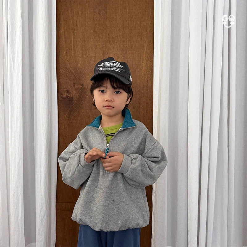 go;u - Korean Children Fashion - #kidsstore - Point Zip-Up - 12
